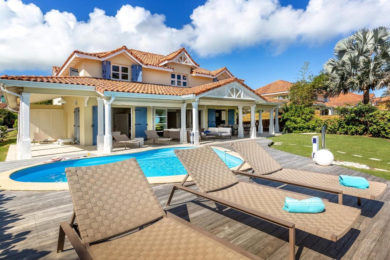 Villa Marine 5 Etoiles Sur La Plage Du Lagon A Deux Pas Du Golf Saint-Francois  Luaran gambar