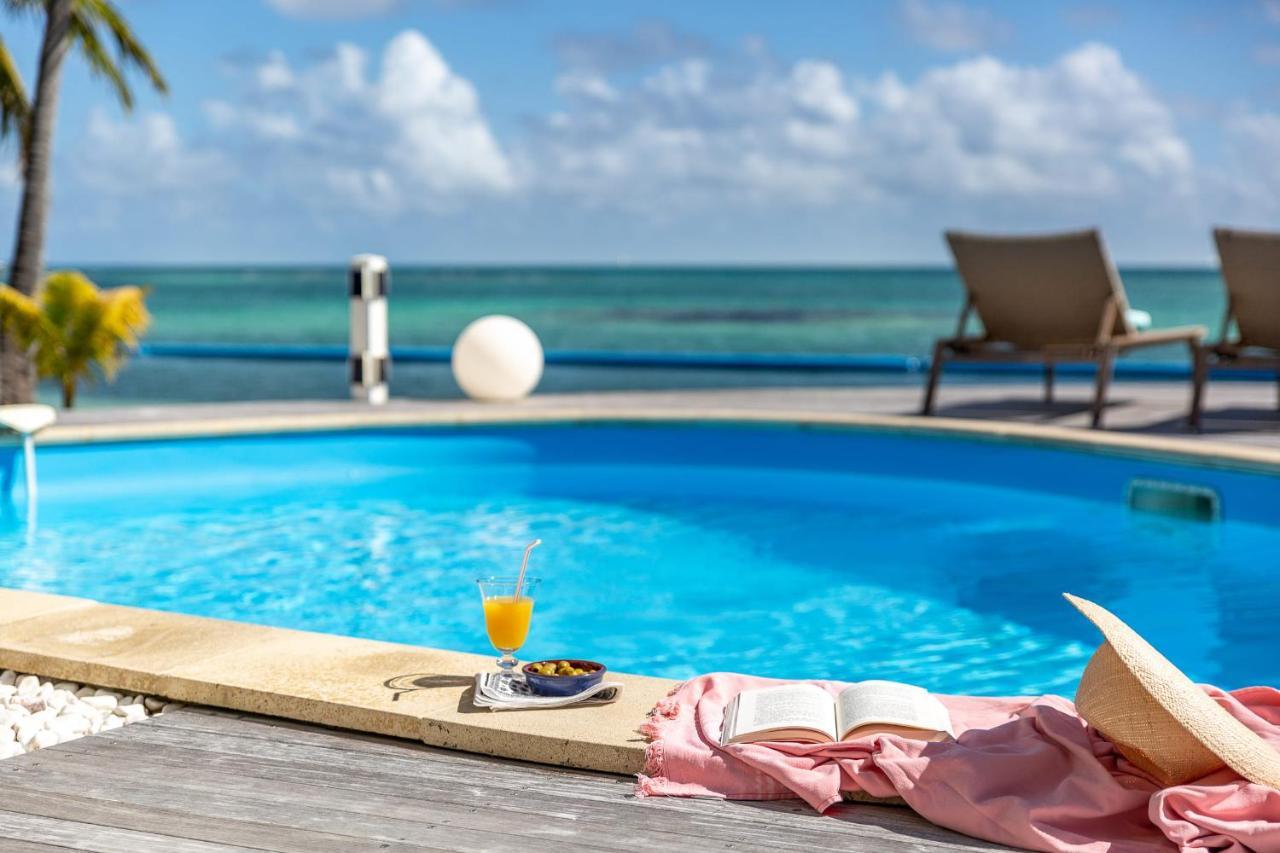 Villa Marine 5 Etoiles Sur La Plage Du Lagon A Deux Pas Du Golf Saint-Francois  Luaran gambar