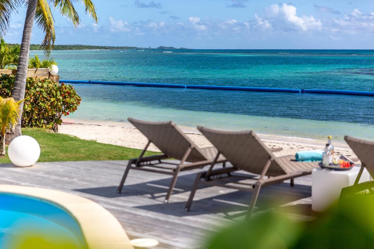 Villa Marine 5 Etoiles Sur La Plage Du Lagon A Deux Pas Du Golf Saint-Francois  Luaran gambar