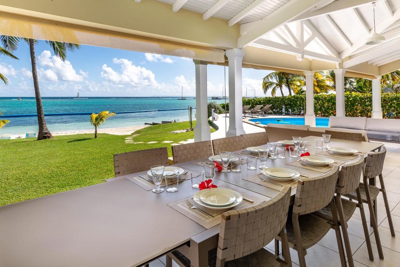 Villa Marine 5 Etoiles Sur La Plage Du Lagon A Deux Pas Du Golf Saint-Francois  Luaran gambar