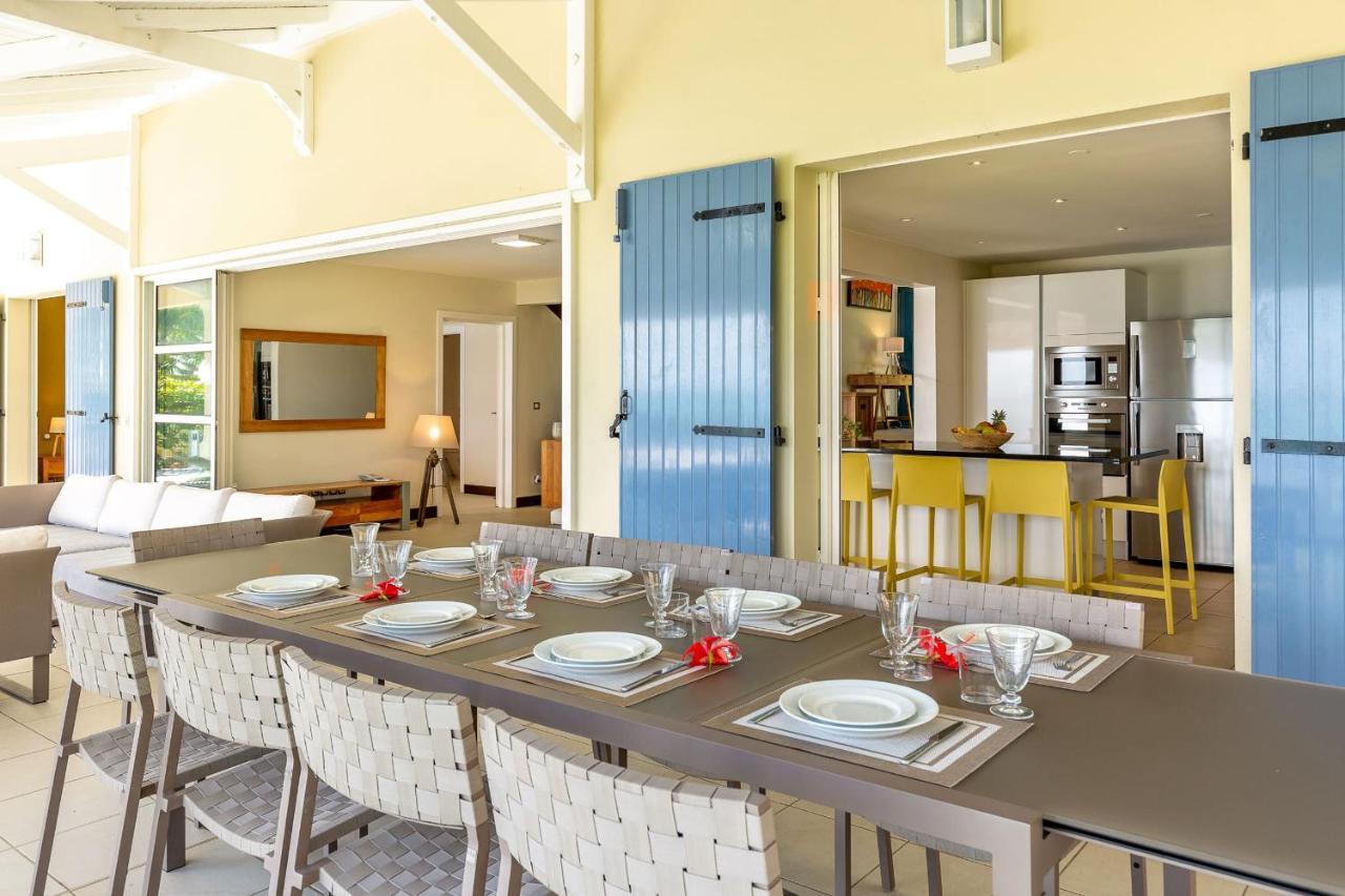 Villa Marine 5 Etoiles Sur La Plage Du Lagon A Deux Pas Du Golf Saint-Francois  Luaran gambar