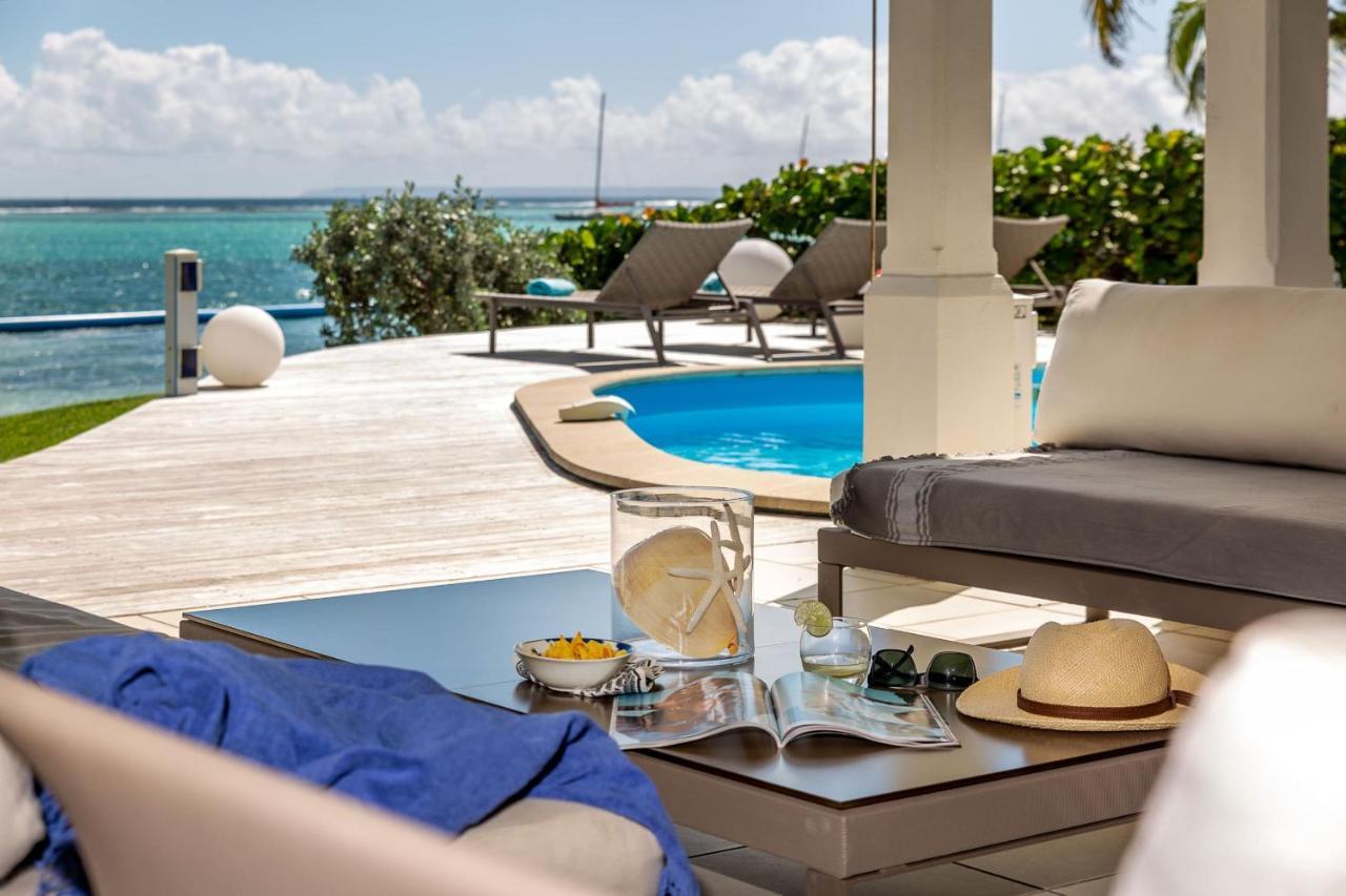 Villa Marine 5 Etoiles Sur La Plage Du Lagon A Deux Pas Du Golf Saint-Francois  Luaran gambar