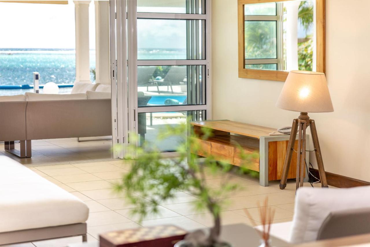 Villa Marine 5 Etoiles Sur La Plage Du Lagon A Deux Pas Du Golf Saint-Francois  Luaran gambar
