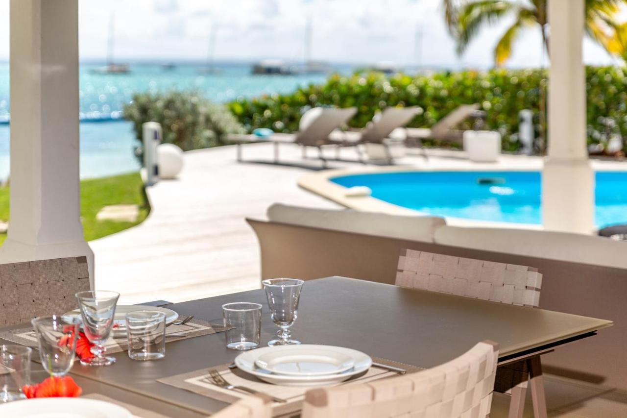 Villa Marine 5 Etoiles Sur La Plage Du Lagon A Deux Pas Du Golf Saint-Francois  Luaran gambar