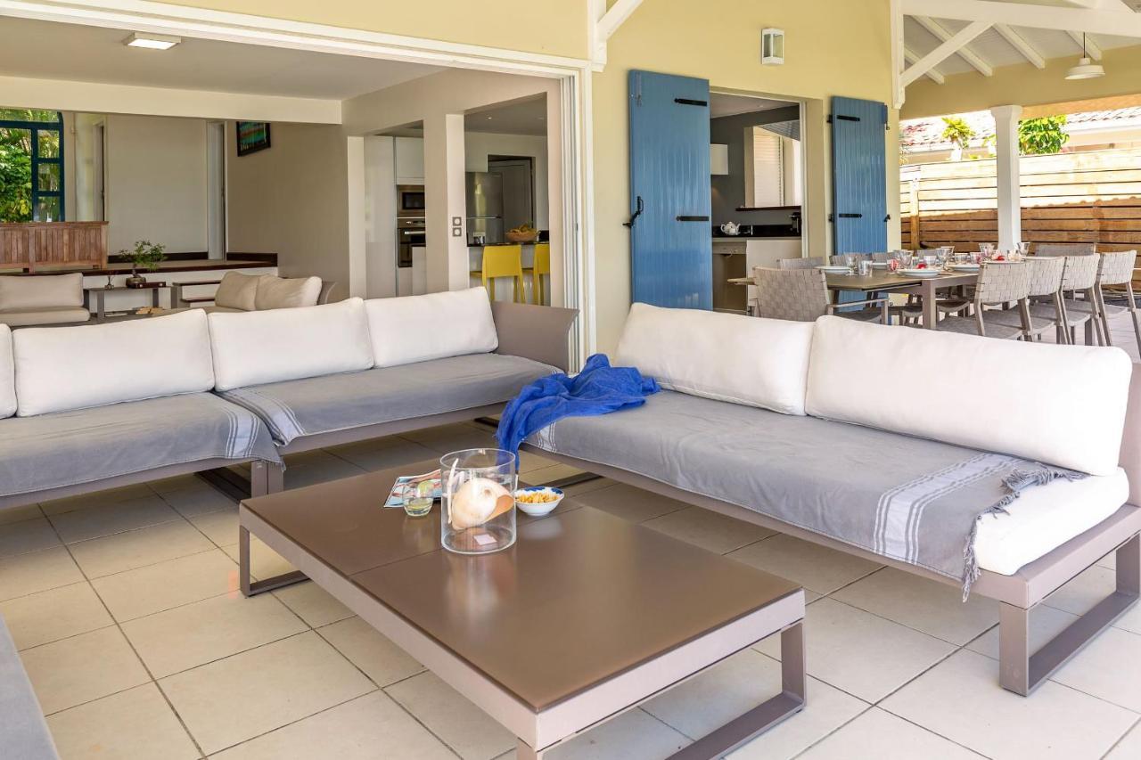 Villa Marine 5 Etoiles Sur La Plage Du Lagon A Deux Pas Du Golf Saint-Francois  Luaran gambar
