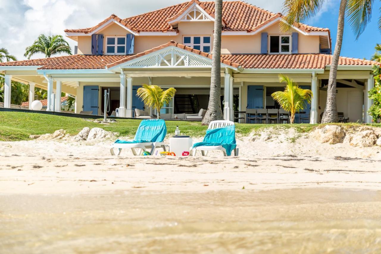 Villa Marine 5 Etoiles Sur La Plage Du Lagon A Deux Pas Du Golf Saint-Francois  Luaran gambar
