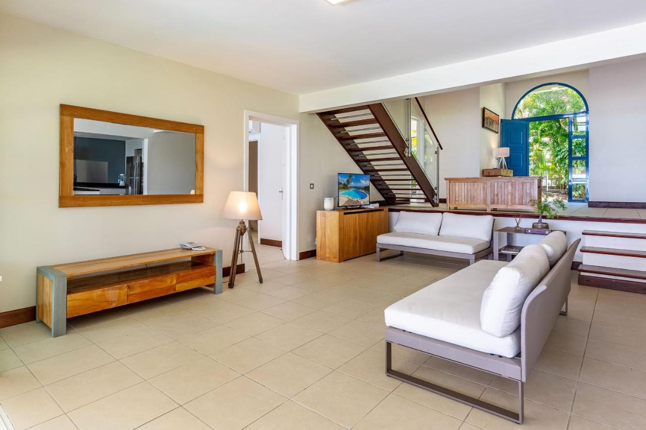 Villa Marine 5 Etoiles Sur La Plage Du Lagon A Deux Pas Du Golf Saint-Francois  Luaran gambar