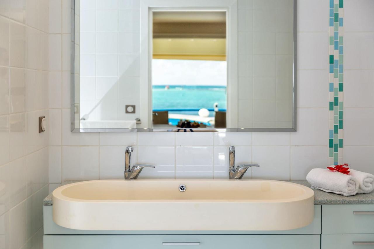 Villa Marine 5 Etoiles Sur La Plage Du Lagon A Deux Pas Du Golf Saint-Francois  Luaran gambar