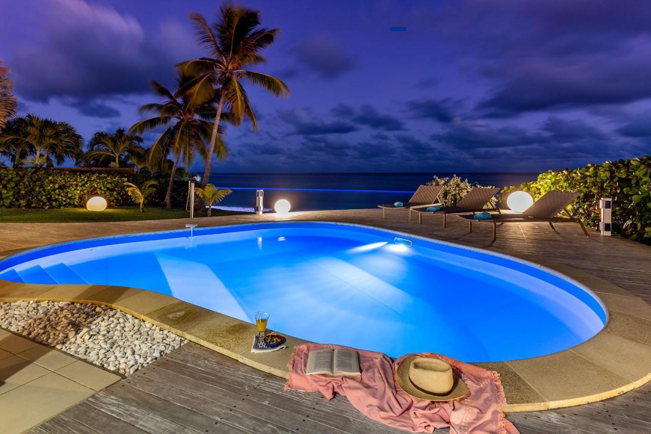 Villa Marine 5 Etoiles Sur La Plage Du Lagon A Deux Pas Du Golf Saint-Francois  Luaran gambar